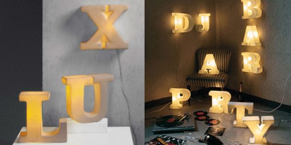 [Iluminación] Lámparas tipográficas de Seletti