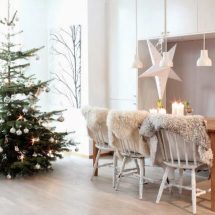 Decoración de Navidad: Mesa navideña
