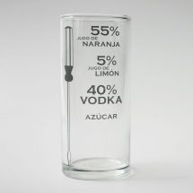 Vasos de vidrio originales