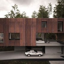 Casa moderna de madera