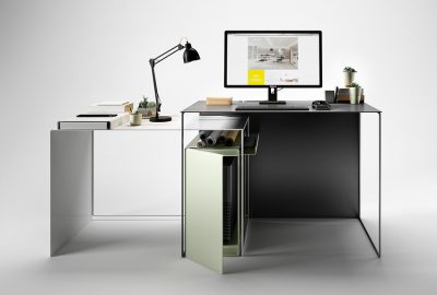 Giuseppe Burgio presenta un escritorio moderno de oficina