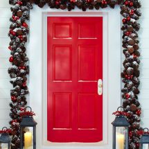 Decoración navideña para puertas